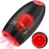 Flame Red Lips Creeping Trainer Rotating Penis Massager Male Vibration Charging Masturbation Adult Products