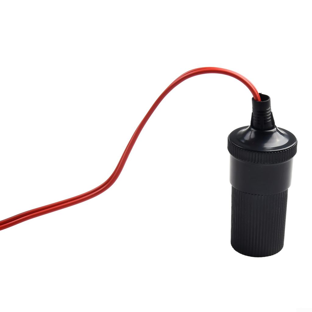 Portable 12V Car Socket Adapter with Battery Clamp Convert 12V Accessories