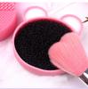 Makeup Brush Cleaner Washing Brush Pad Cleaning Mat Cosmetic Brush Cleaner Tool Scrubber Box
