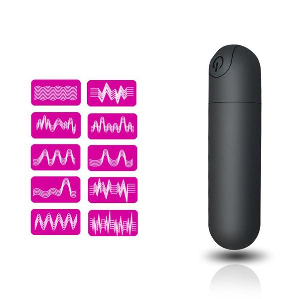 Mini Adult Vibrating Bullet Waterproof Vibrator G-spot Massager Shake Rechargeable USB Vibrator