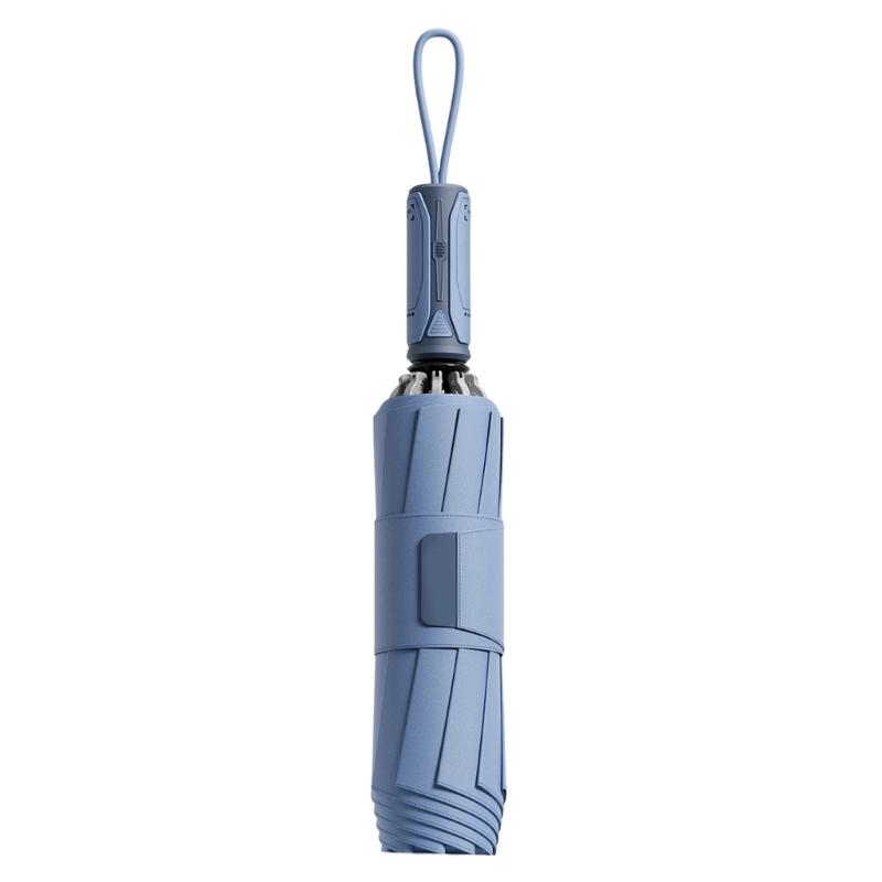 Automatic Stormprevent Umbrella With Simple Open Large Canopy Wind Resistant For Heavy Rain Prevent And Reverse Folding