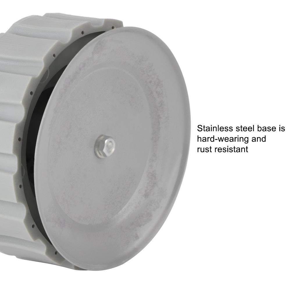 Rotatable Bur Holder Drill Bit Tap Stand Grinding Carving Tools Organizer Box (Gray)