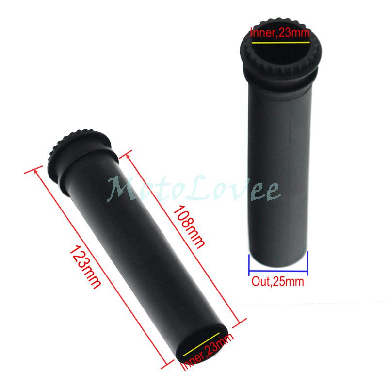 MotoLovee 22mm 7/8" Universal Motorcycle Handlebar Twist Throttle Grips Pit Dirt Bike Motocross Plastic Grip Accelerator Throttles 2