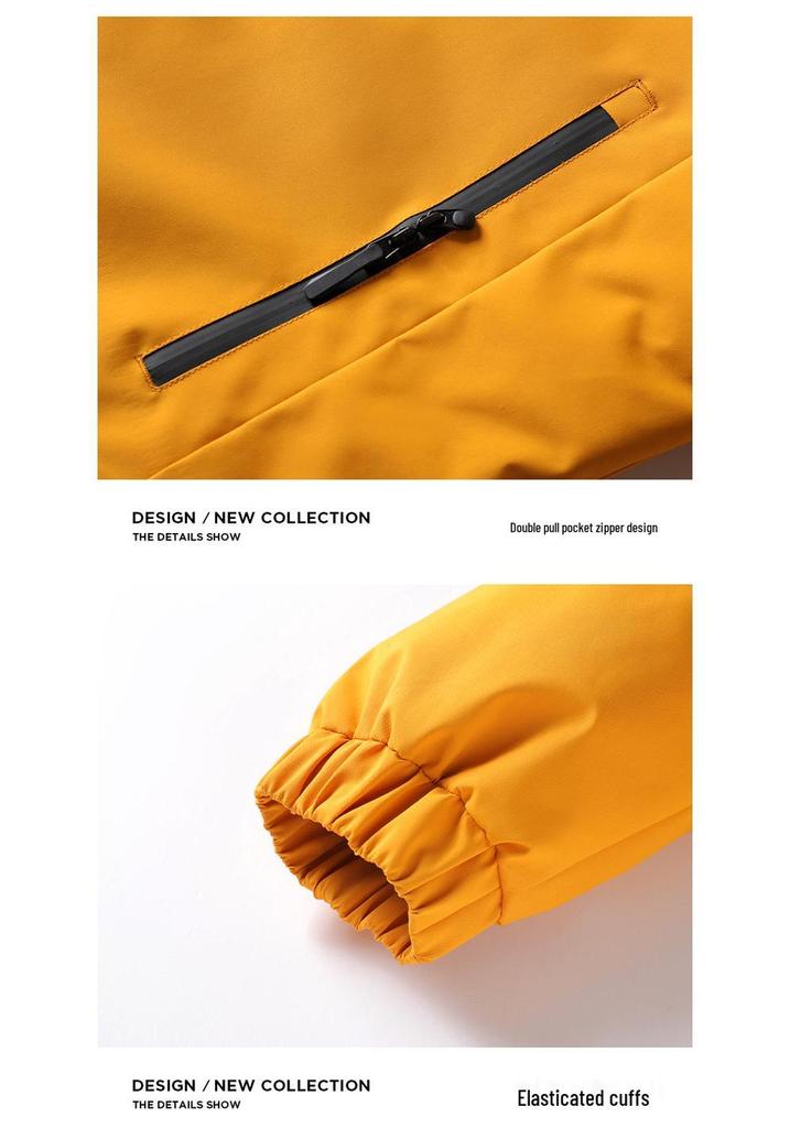Unisex Baumwolljacke mit Kapuze, 25 Jahre, mit Graphen-Futter: Warm, Winddicht, Wasserdicht für Winter-Outdoor-Bekleidung