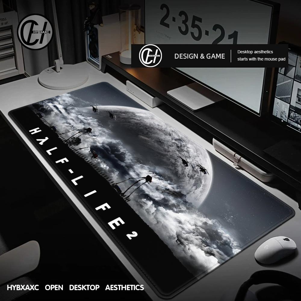 Alfombrilla de Ratón Half Life Gamer Mesa de Escritorio Juego de Mesa Oficina Trabajo Alfombrilla de Ratón XXL Antideslizante Portátil PC Accesorios de Escritorio Alfombra Gamer Esterilla de Mesa