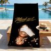 Michael Jackson Stijlvolle Digitale Print Strandlaken Sneldrogende Absorberende Deken Voor Strand Zwembad Sportschool Reizen