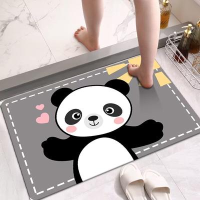 Soft Diatom Mud Toilet Floor Mat Quick Drying Absorbent Bathroom Non-slip Mat Toilet Toilet Floor Mat