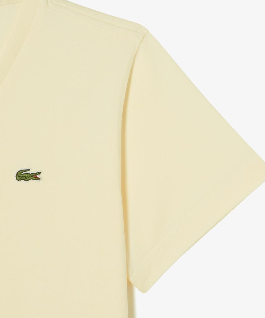 LACOSTE Women'S Basic V-Neck Short Sleeve T-Shirt Tf833E-56G S7G
