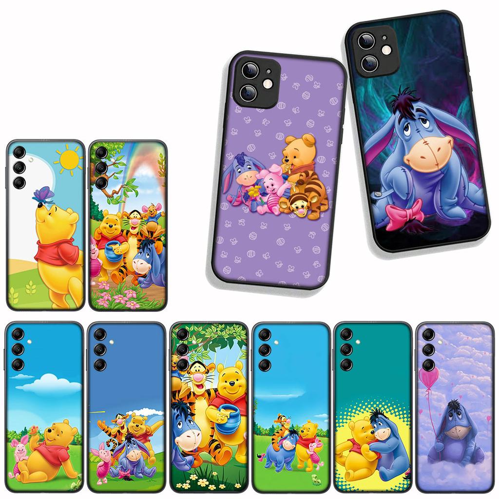 for Samsung Galaxy A55 A56 A25 A36 A54 S8 S9 S21 S20 FE A53 A13 A12 A14 A33 A70 A71 A51 A21S Case Eeyore Winnies Donkey Poohs