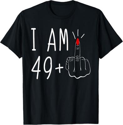 I Am 49 Middle Finge, Funny 50 Years Old Gifts T-Shirt Unisex T-Shirt