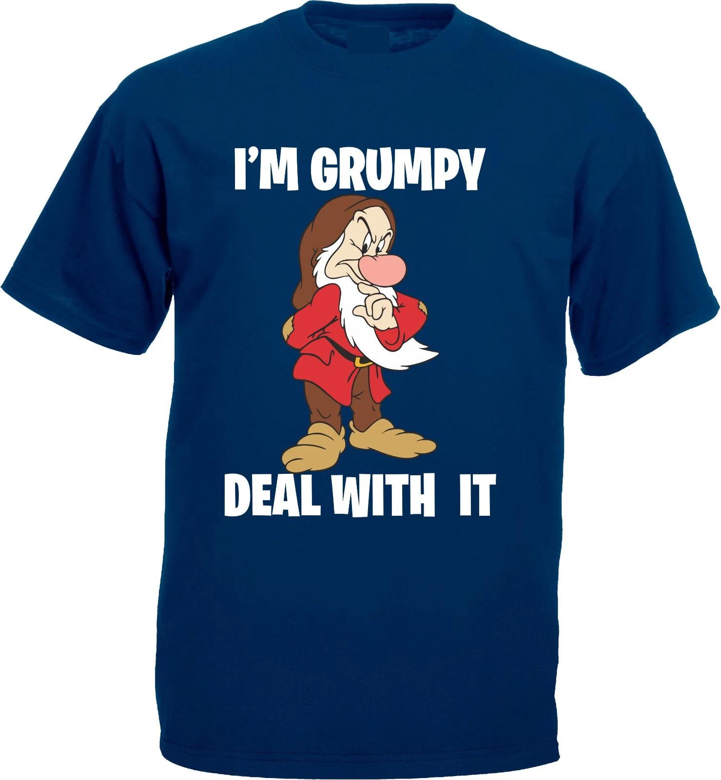 Grumpy tshirt Funny Tshirt Meme T Shirt Dwarft t shirt Cartoon tee gift top 3 S