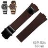 High Quality Diving Silicone Rubber WatchBand Belt For Ulysse Nardin Men's Strap Stainless Steel Folding Clasp 25*12mm
