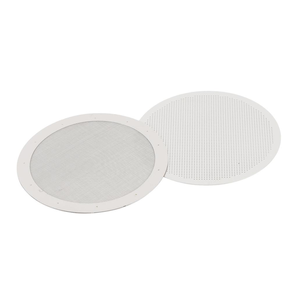 Disk Coffee Filter 2.4 Inch Stainless Steel Reusable French Press Coffee Maker Metal Filter Mesh for Replacement