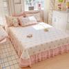 2025 Hot-Selling 5D Digital Print Milk Velvet Bedspread Set - Large, Luxurious 4-Piece with Baby Velvet Bed Skirt
