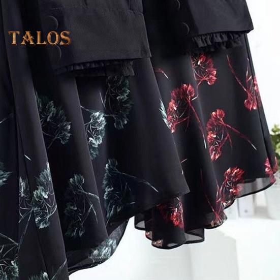 Pantaloni corti da donna, pantaloni larghi in chiffon sottile, elastici, vita alta, stampa floreale, vestibilità ampia, pantaloni culottes streetwear