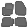 Veloursgraphit-Autofußmatten für: Ford Mondeo MK4 Liftback, Limousine, Kombi (2007-2012)