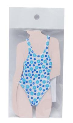 Cuties Swimsuit Floral 1/6 One-Piece (Small Print/Blue) DW-62099