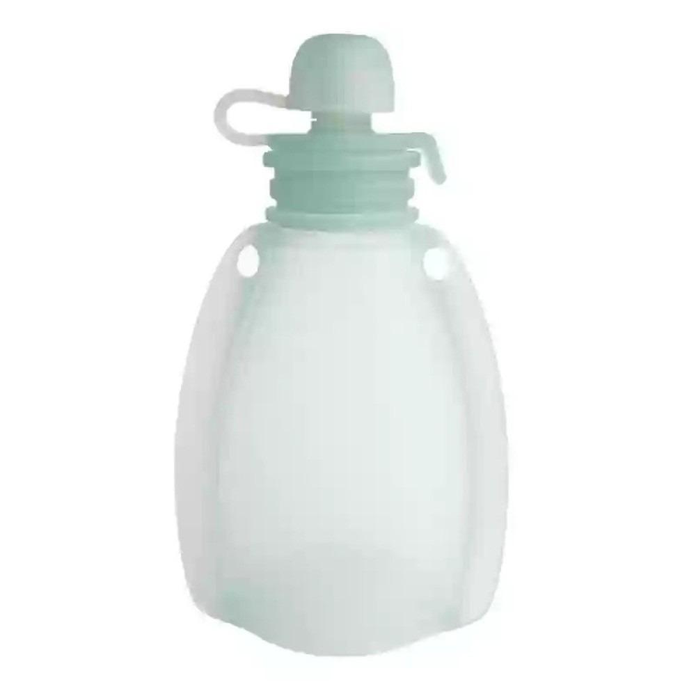 Food Grade Silicone Baby Food Pouch Non BPA Leakproof Food Storage Bag Squeeze Feeder  Weaning