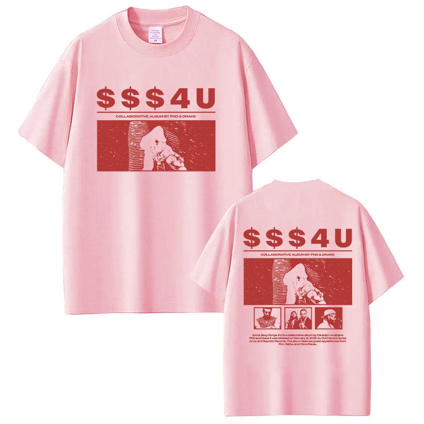 Rapper PARTYNEXTDOOR & Drake Some Sexy Songs 4 U SSS4U 2025 T Shirts Men's Women Clothing Cotton Short Sleeve Oversized T-shirts
