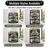 Kitchen Corner Storage Rack No-Drill Countertop Organizer Modern Minimalist Carbon Steel
