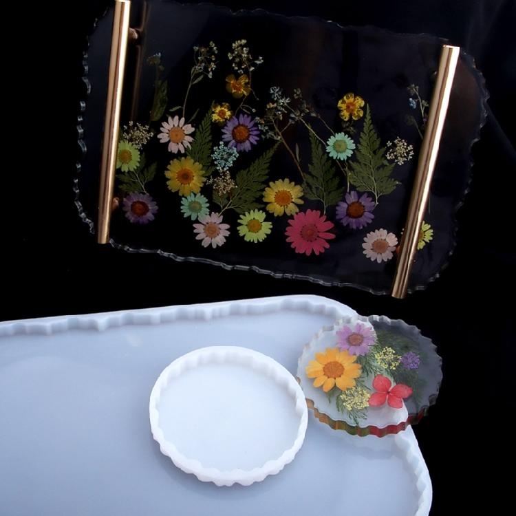 Gör-det-själv-hantverk Serveringsbräda Epoxigjutform Heminredning Fruktfat Formar