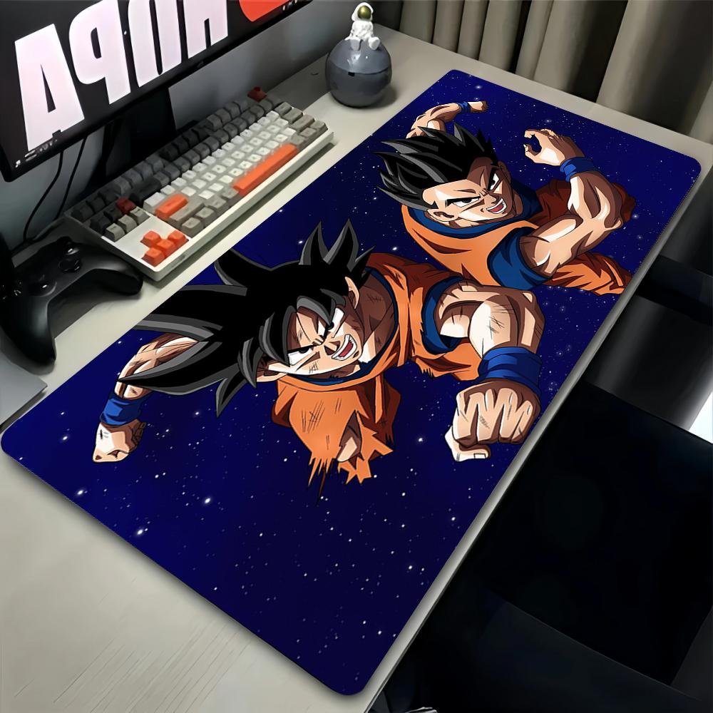 Mouse pad PU leather Dragon Ball Son Goku Printed Gaming Mat Printed Mouse Pad Printed Desk Mat Console Gaming Mat 90x45cm