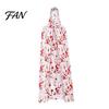 Eye Catching Horror Theme Outfit Halloween Blood Print Costume for Women, Scary Apron, Hooded Zombie Party Dress with Stains Cloak, Stockings Outfits