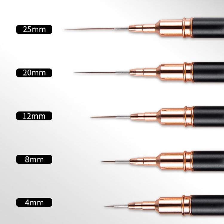 Nails Art Liner Brush Nail Painting Brush Pen Nails Painting Pen Multifunctional Nails Brush for Long Line Details