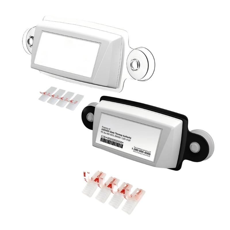 Universal Windshield Pass Card Holder Featurings Suction Cup Quick Installation for Cars SUVs Motorcycles