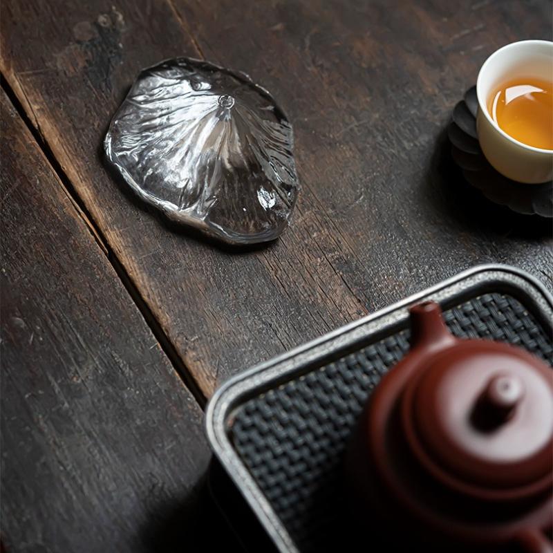 Transparent Crystal Glass Incense Holder Zen Home Fragrance Burner Decorative Stand