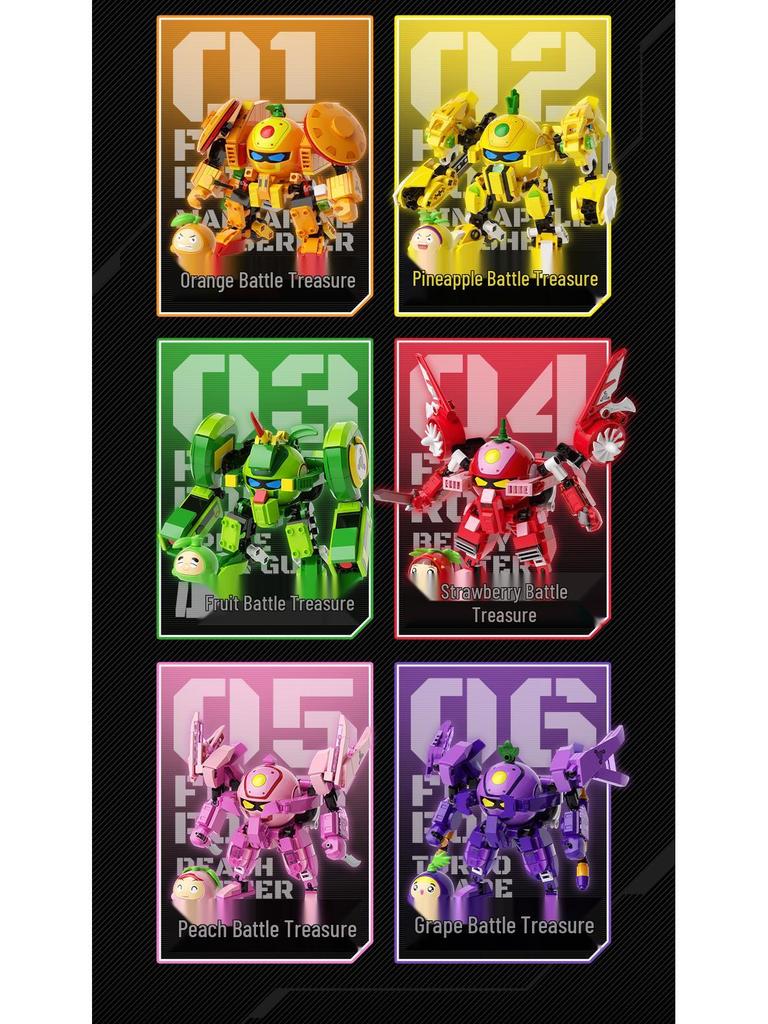 LEGO-Compatible F5 Qiqi Genuine Mecha Action Figure Building Block Toy for Kids