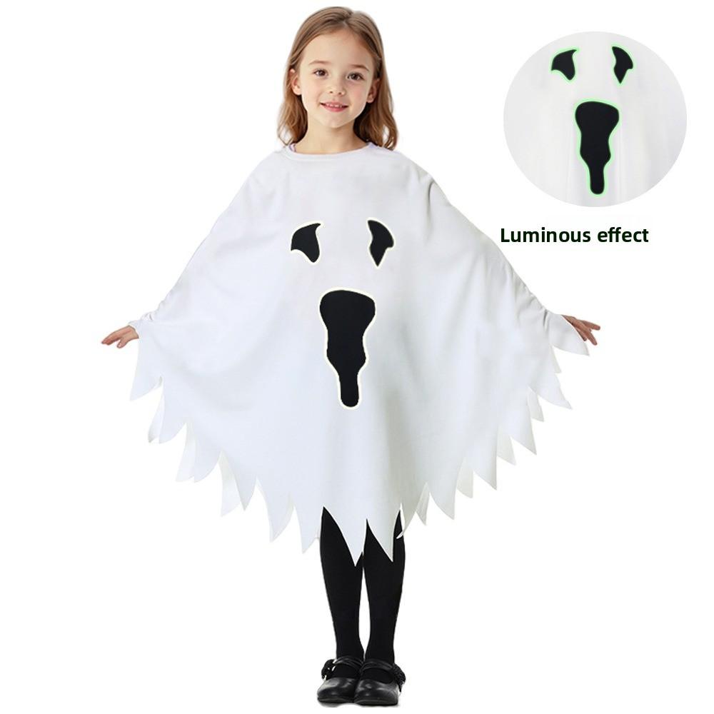 Fun Interaction Glowing Ghost Cape Party Cloak Luminous Ghost Shawl  Kids