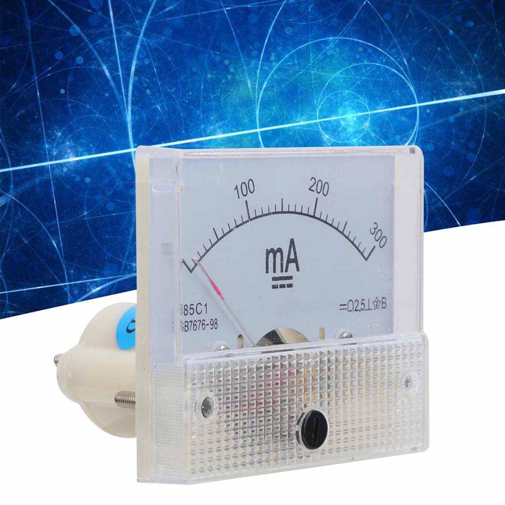 85C1 DC 0 ~ 300MA Wskaźnik Amperomierz Analogowy tester panelu prądu Miernik pomiaru prądu