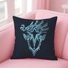 Game Adventurous MMonster HHunter WWilds Cushion Cover Pillow Case Soft Skin Friendly Fabric Comfort  Concealed Zipper
