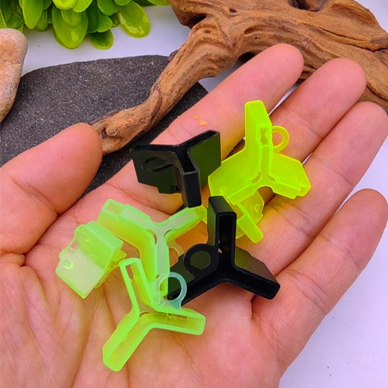 Copper ABS/PVC Fishing Hook Sleeve Triple Hooks Anchor Design Protective Sleeve for Trident Hooks Prevent Cuts Snapper Catfish