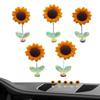 Dancing Sunflowers, Car Dashboard Decoration, 5 Creative Bobblehead Dancing Flowers - Desktop Swing Statues,