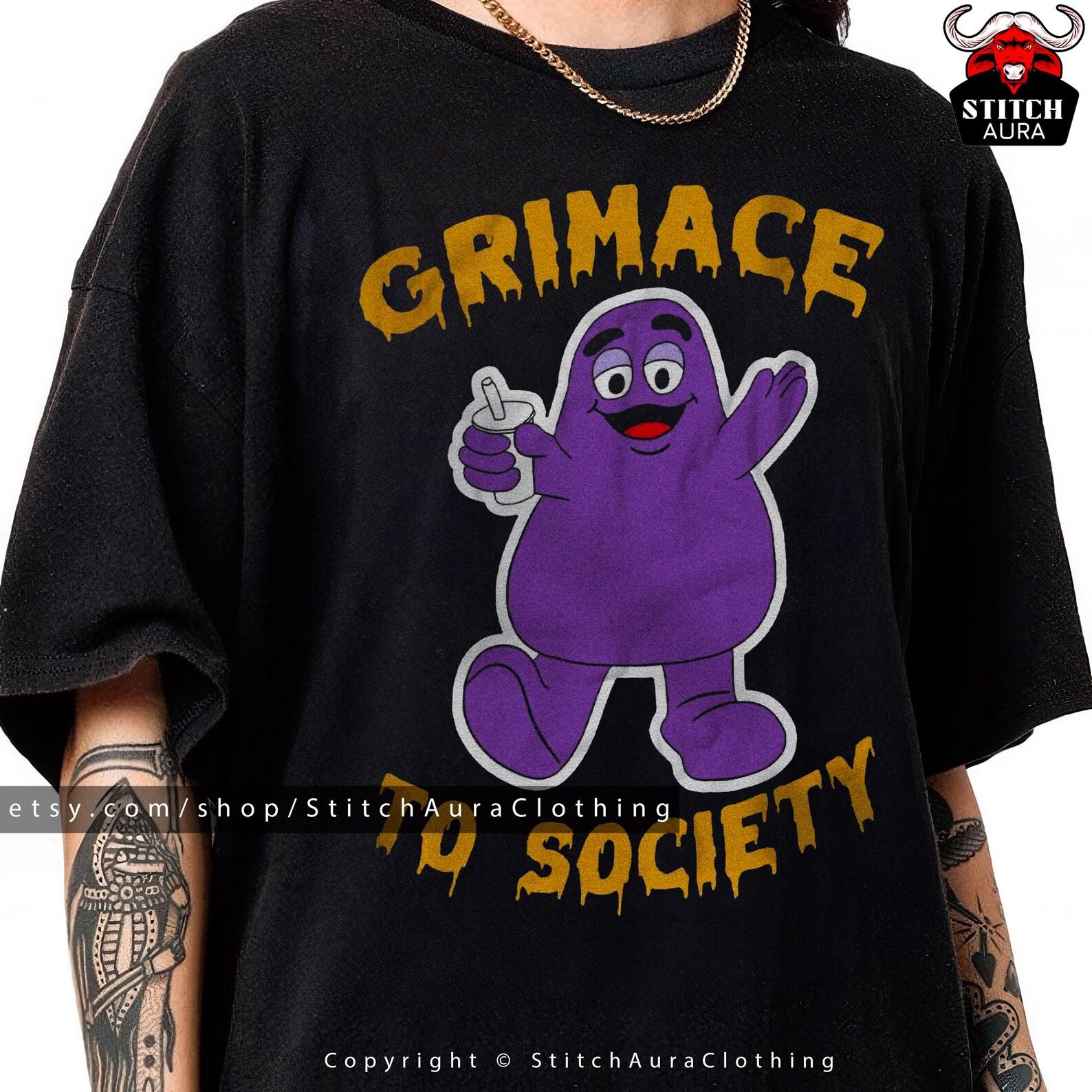 Happy Birthday Grimace Tee,Retro Vintage Grimace Shake Shirt Funny Tik Tok Trend Meme,HBD Grimace Hilarious Tshirt,Grimace Survivor Appareal 3XL