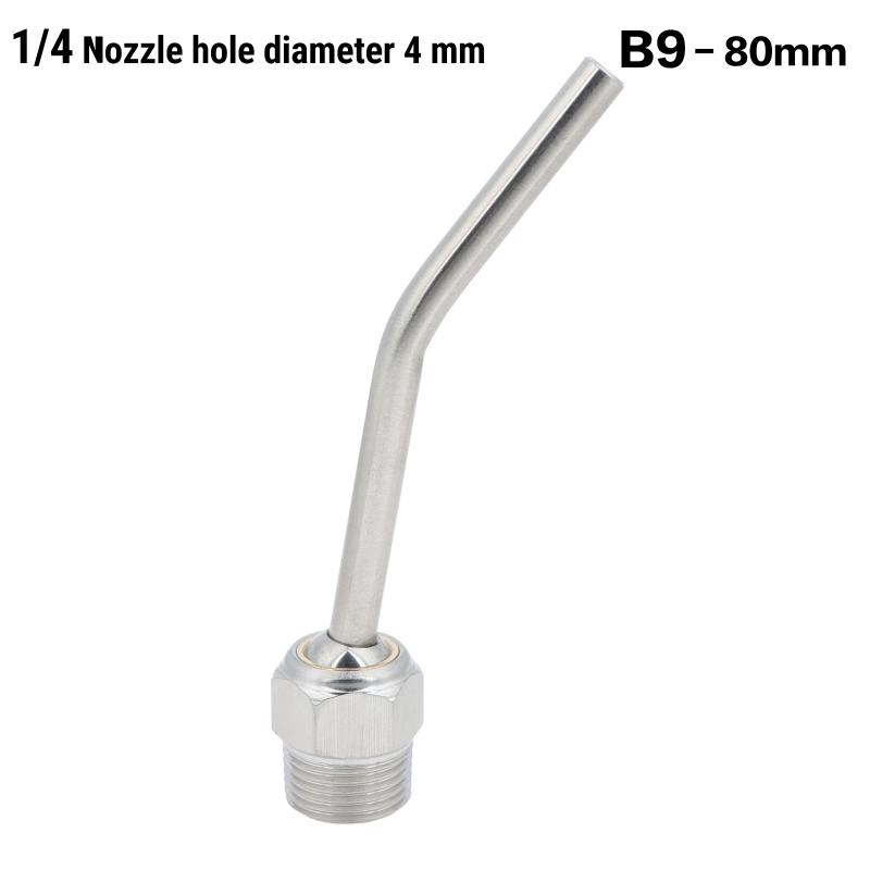 Stainless Steel Coolant Hose Nozzles Low Maintenance Anti Rust for CNC Lathes Toolholder Factory Machining Tooling
