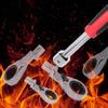 8Pcs Flexs-Head Ratcheting Wrench Set Metric, 8-19mm,Carbon Steel Ratcheting Combination Wrench Set Car Repair