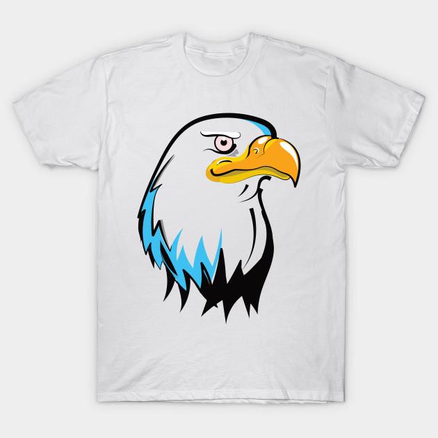 Men Black Print T-shirt Eagle No-Cut Transfer Paper Print Cotton Tshirt L