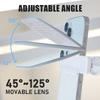 Mirror Reflection for iPhone, Smartphone Camera Mirror Reflection Clip Kit, HD Glass Mirrors for Phone To Use Back Camera, Portable