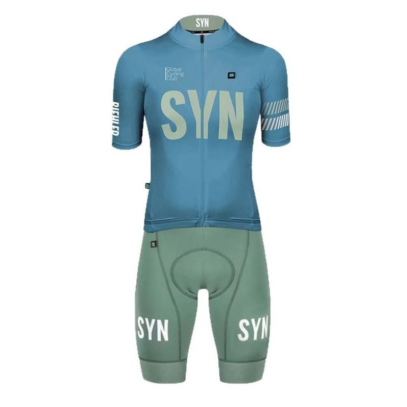Mens Cycling Jersey Shorts Set Breathable Quick-Dry Road Mountain Bike Apparel