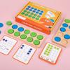 Wooden Ten-grid Array Teaching Aids, Children's Mathematical Number Sense Enlightenment Logic