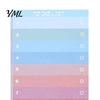 Study Note Classification Gradient Checklist Sticky Notepad, Self-stick To-do List Pads, Macaron Color Planning Stationery Set Tearable Planner