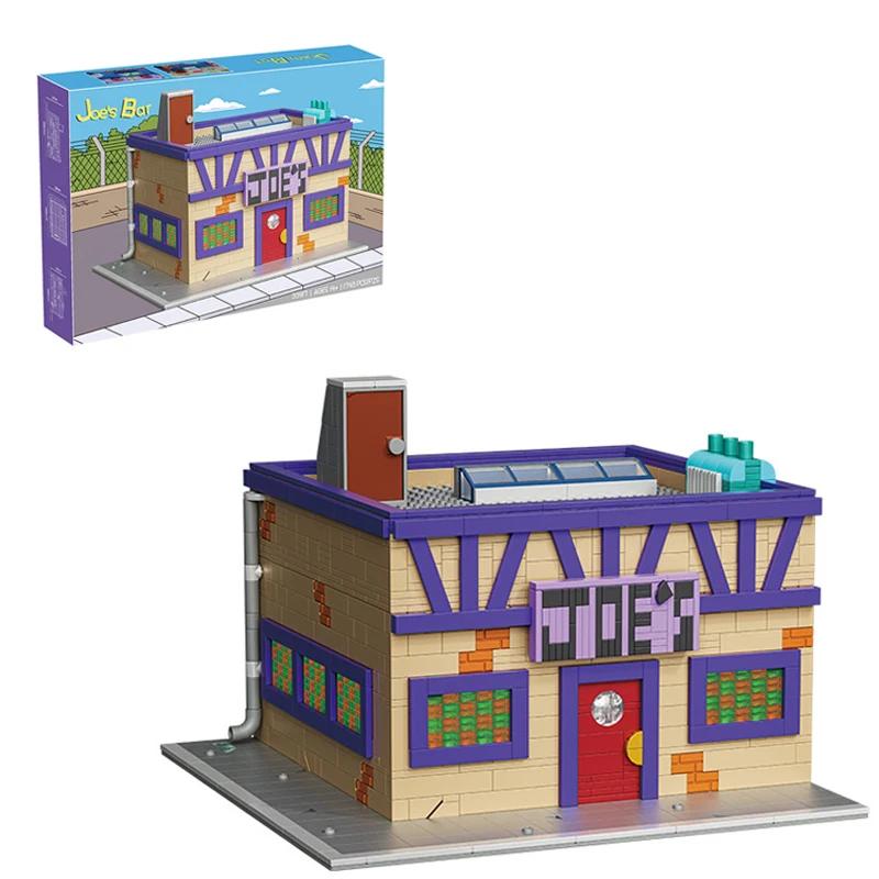 

1748PCS Old Joe Bar Building Blocks Retro Bar dance Floor MOC Model Bricks Desktop Decoration Dit Toys For Kids Holiday Gifts