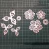 8Pcs Flower Leaves Metal Cutting Die Embossing Stencil Scrapbook Paper Card