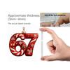 67 Ornaments For Christmas Tree 12-Day 2D Acrylic Funny Party Supplies 67 Christmas Ornament For Fall Winter Garden Indoor