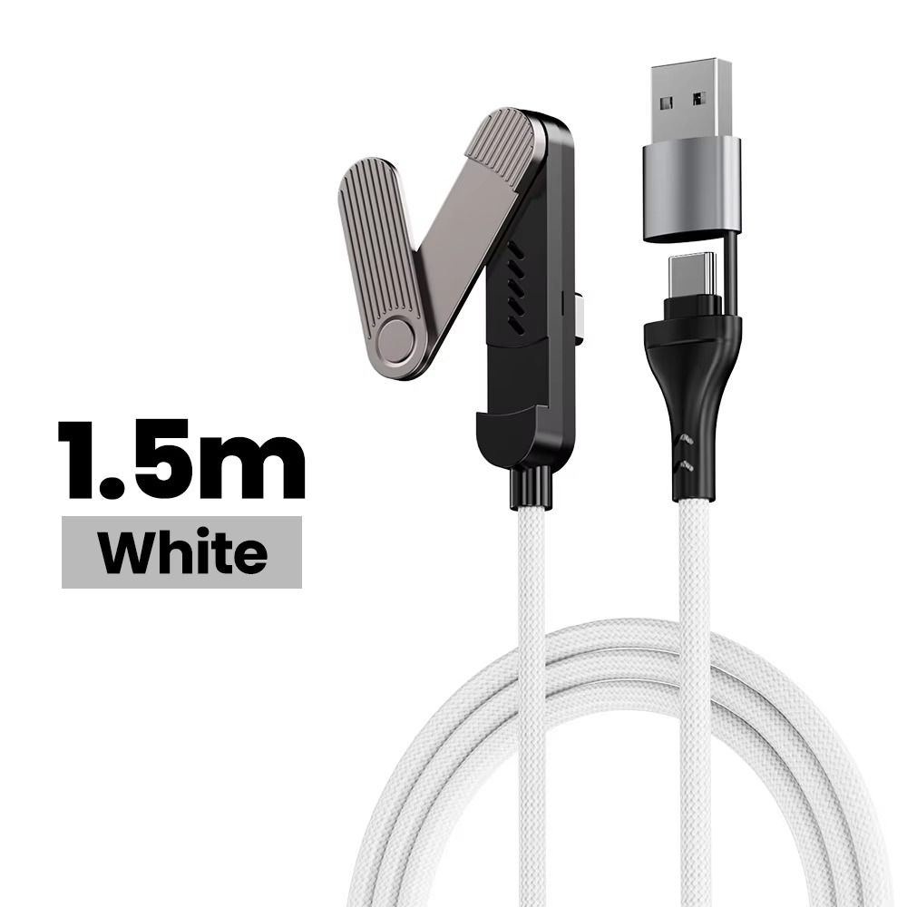 Rotatable Holder 65W USB C Cable Fast Charging PD Fast Charging Cable Phone Support