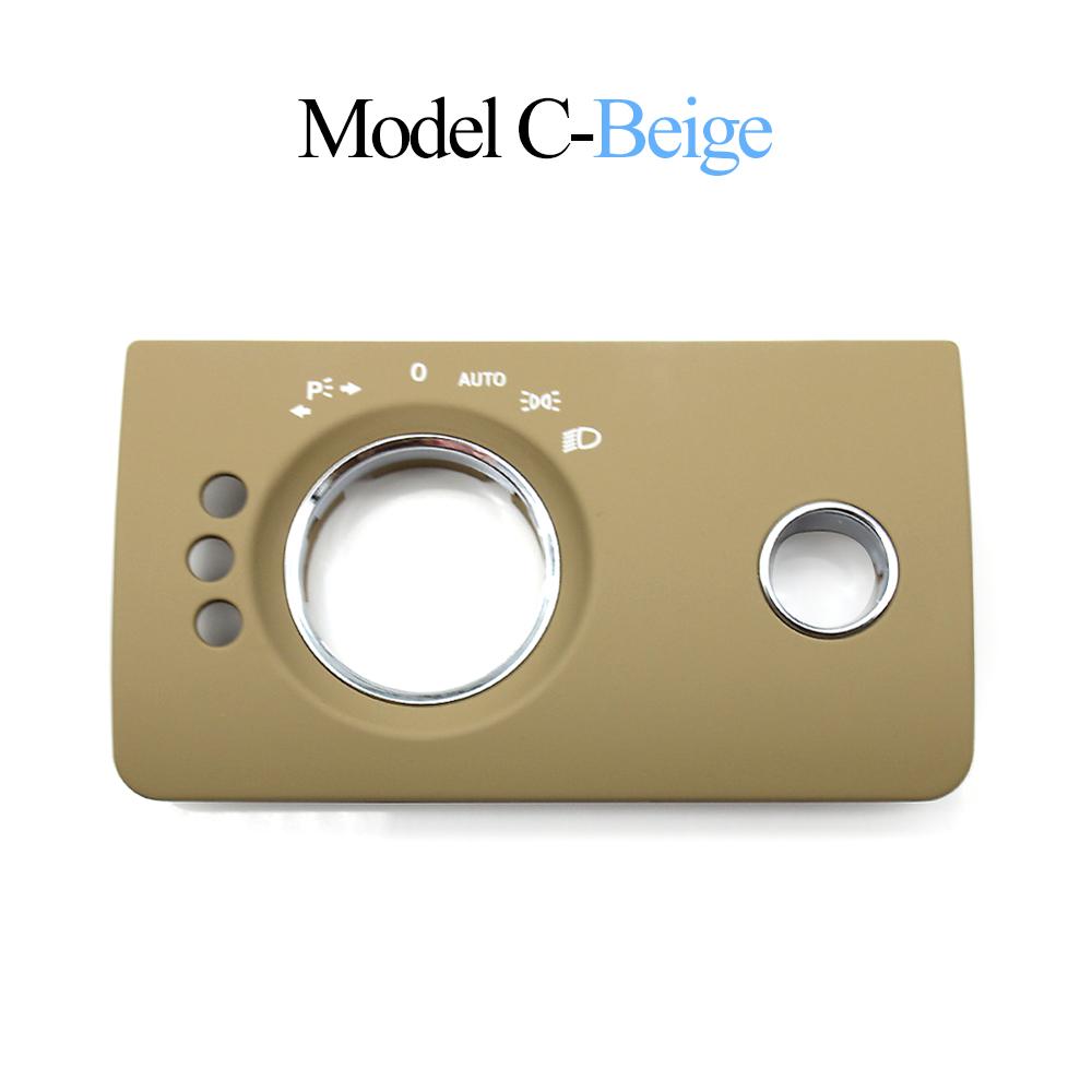 Upgraded Car Interior Dashboard Headlight Switch Button Panel Trim Head Lamp Replacement For Benz ML GL W164 X164 300