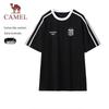 CAMEL Men's Soccer Style Cooling Crew Neck Short Sleeve T-Shirt